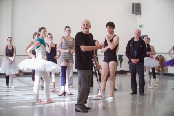 Russell Kerr in Swan Lake rehearsal 1997 